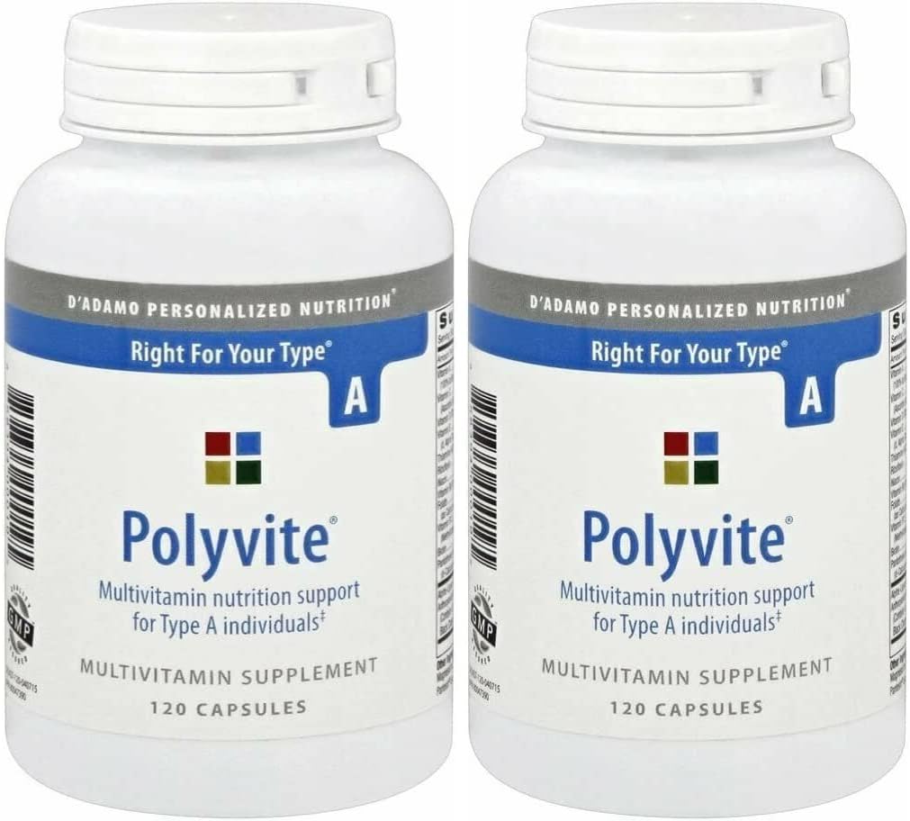 Polyvite Pro Multi-Vitamin (Type A) 120 Capsules - 2 Pack - görsel 1