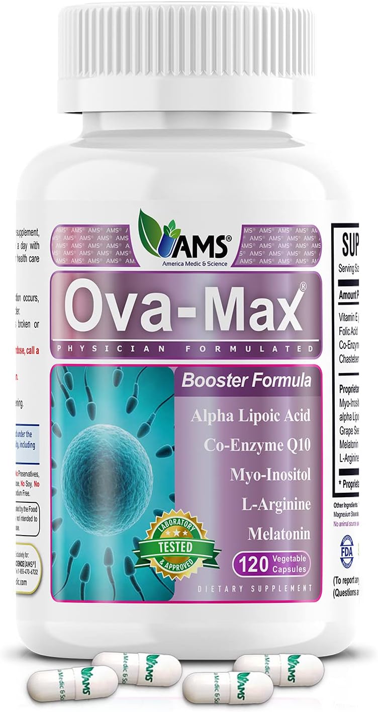 OVA-Max Prenatal Vitamins for Women – 120 Capsules - görsel 1