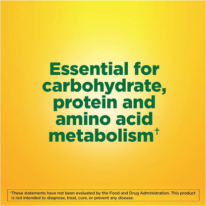 Nature Made Vitamin B6 100mg Tablets, 100 Tablets