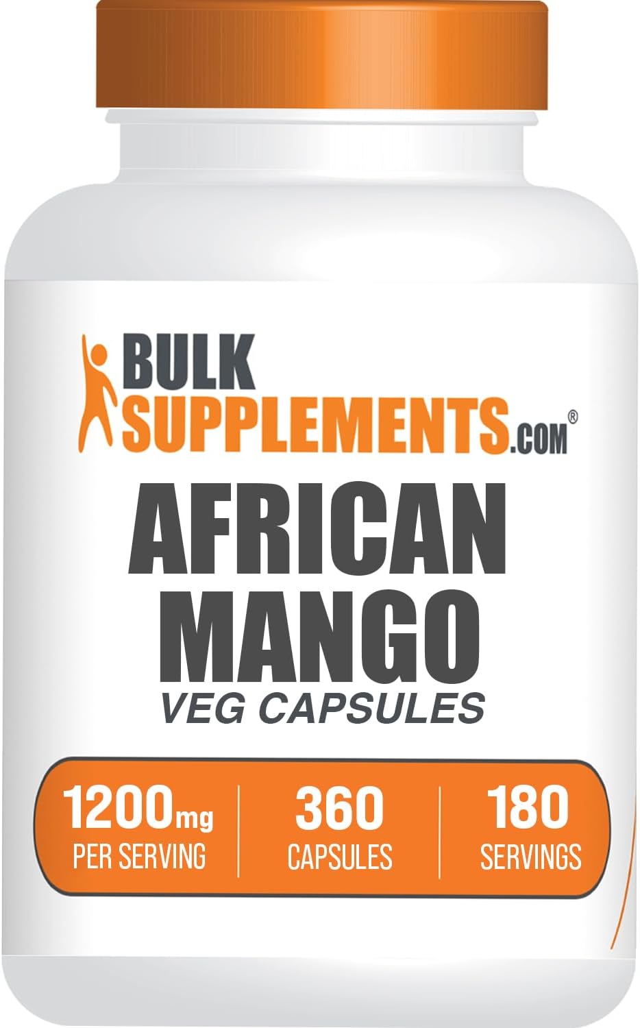 African Mango Extract Capsules – Irvingia Gabonensis, 1200mg, 360 Count - görsel 1