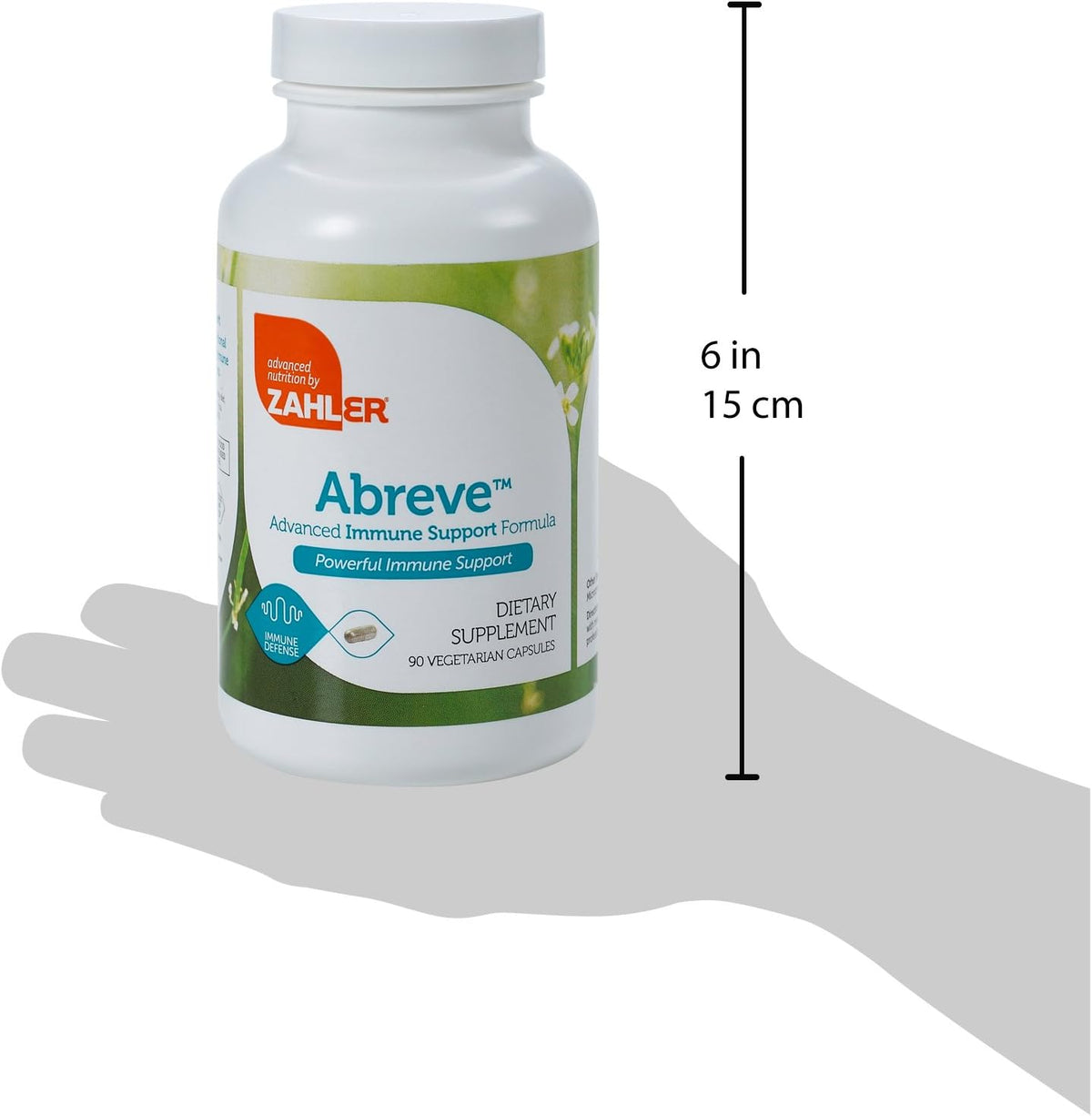Zahler ImmunAbreve, Powerful Immune System Support, Contains Vitamin C Pantothenic Acid Echinacea and More, Certified Kosher (90 Capsules) - görsel 4