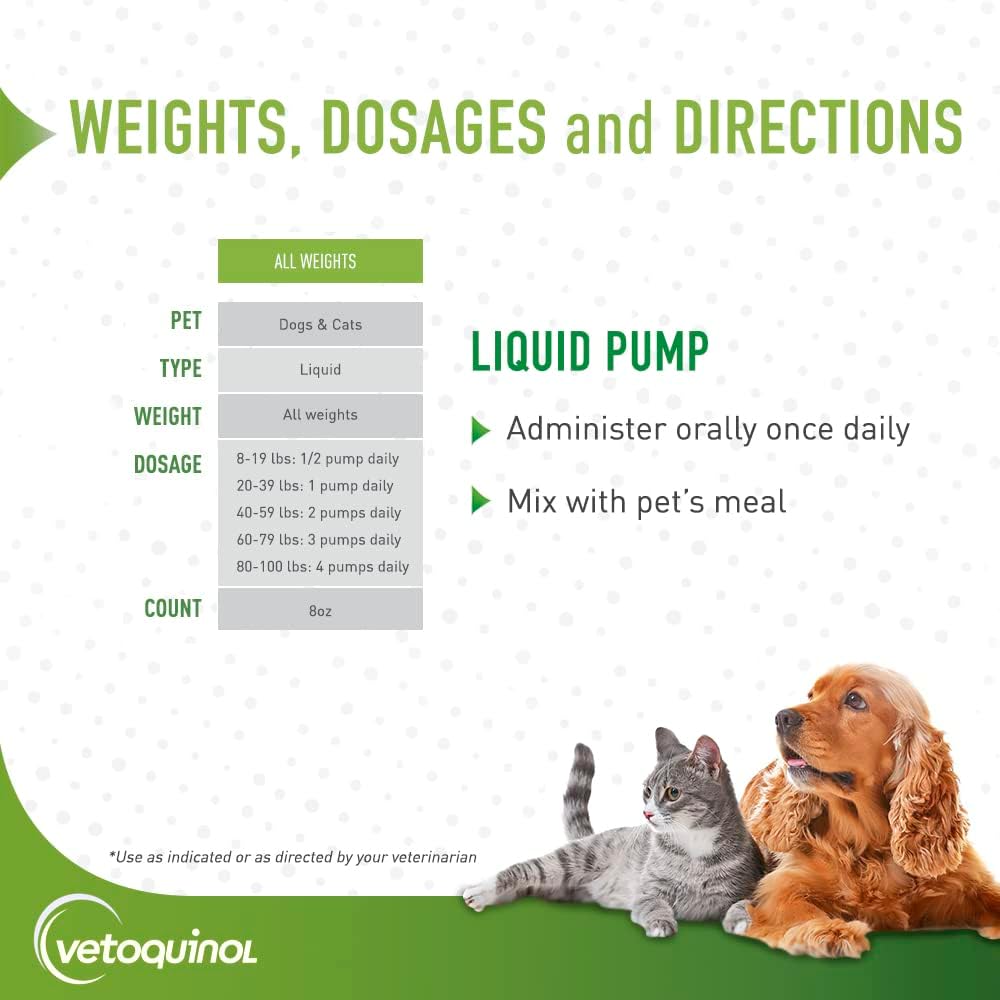 Vetoquinol Triglyceride OMEGA - Fish Oil for Dogs & Cats - Supports Healthy Skin, Coat & Normal Immune Response - Supplement with Vitamin Blend for Heart, Eye, Bone & Muscle Support - 8 oz (Pack of 2) - görsel 5