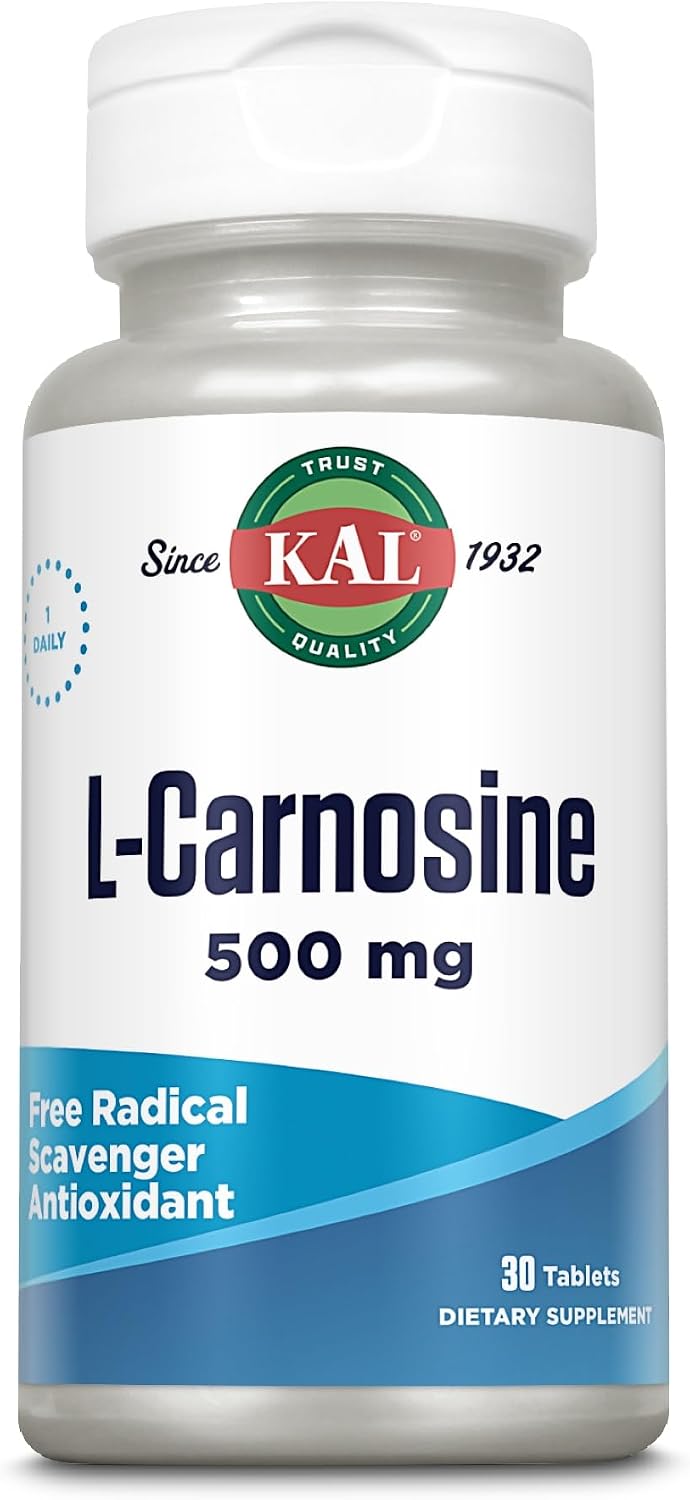 KAL L-Carnosine 500 mg Tablets – 30 Count - görsel 2