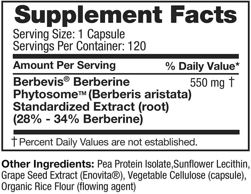 Feel Good Superfoods Berberine Phytosome, 120 Vegan Capsules - görsel 4