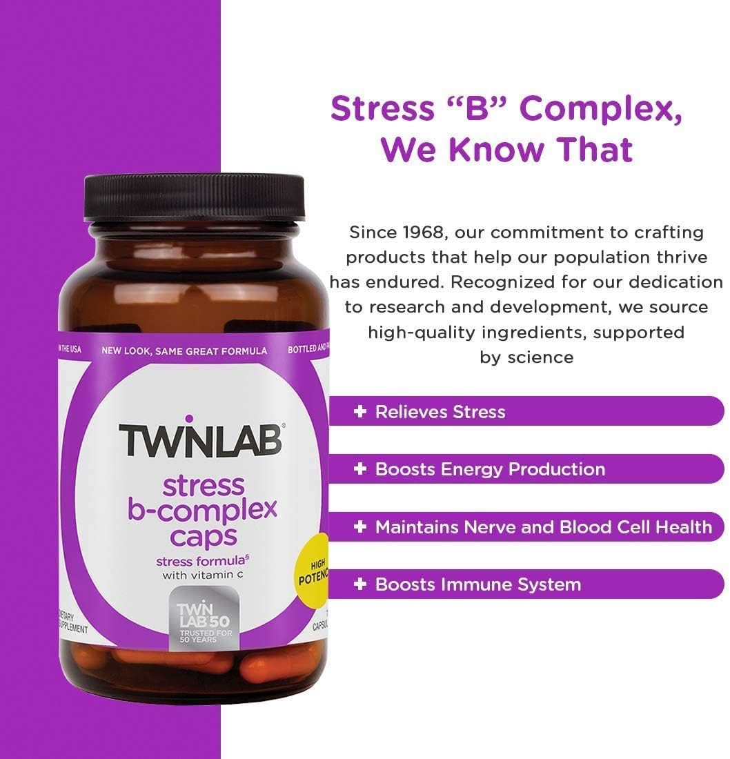 Twinlab B-Complex with Vitamin C - görsel 4