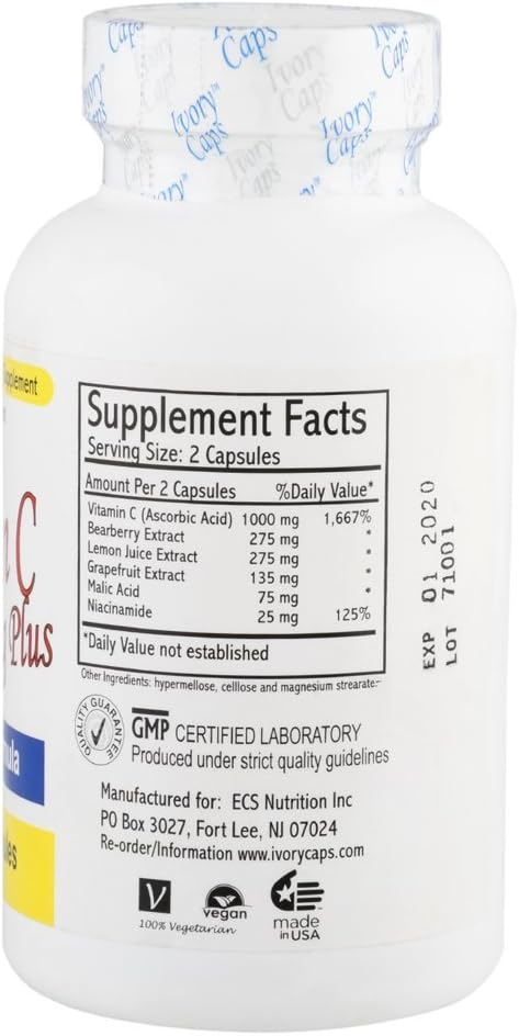 Ivory Caps Maximum Strength Vitamin C Brightening Plus 60 Caps - görsel 2