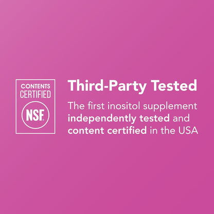 Theralogix Ovasitol Inositol Powder Sachets - 90-Day Supply - Myo-Inositol & D-Chiro Inositol for Hormone Balance & Ovarian Function Support* - NSF Certified - 180 Sachets
