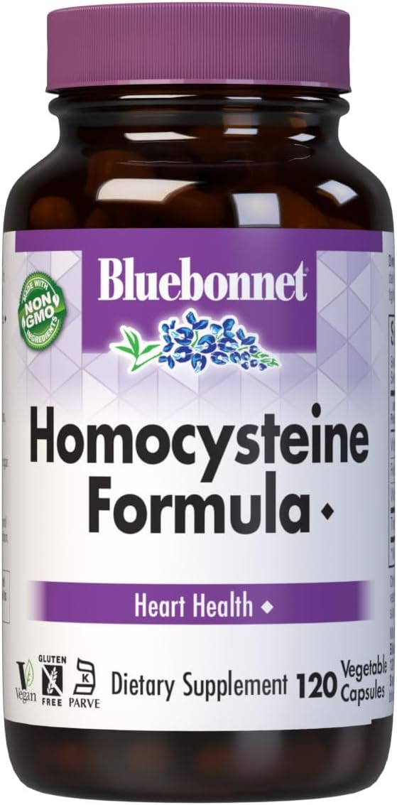 Bluebonnet Homocysteine Formula, 120 Capsules - görsel 1