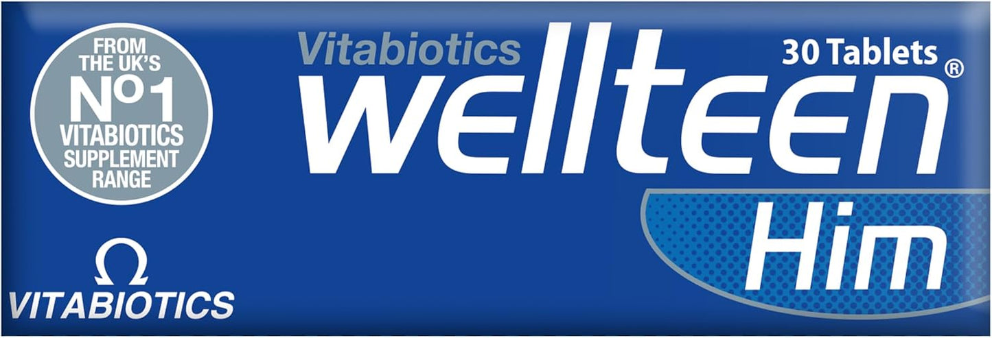 Wellteen by Vitabiotics Him Tablets, 30 Tablets - görsel 6