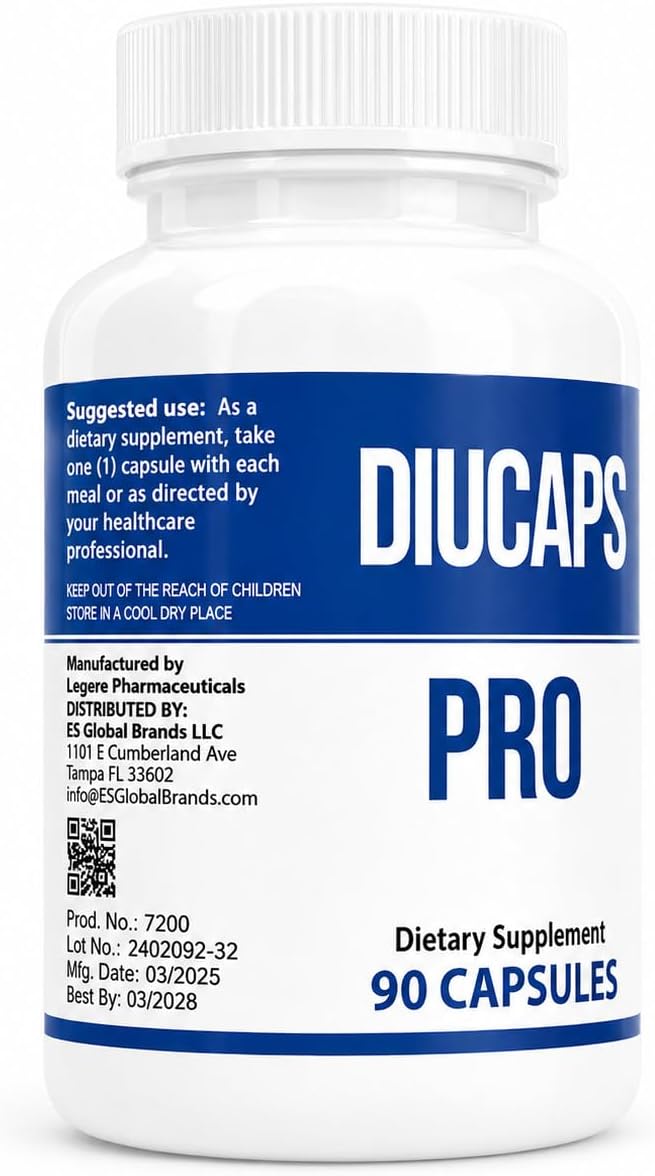 Legere Pharmaceuticals Diucaps 90 Capsules - görsel 8
