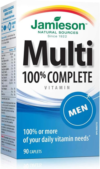 Jamieson Multi 100% Complete for Men – 90 Tablets