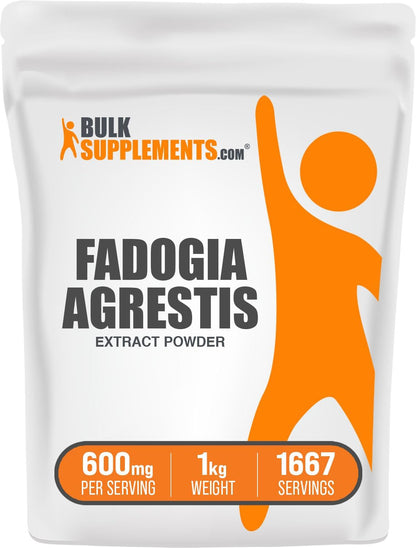 BulkSupplements.com Fadogia Agrestis Extract Powder, 500g