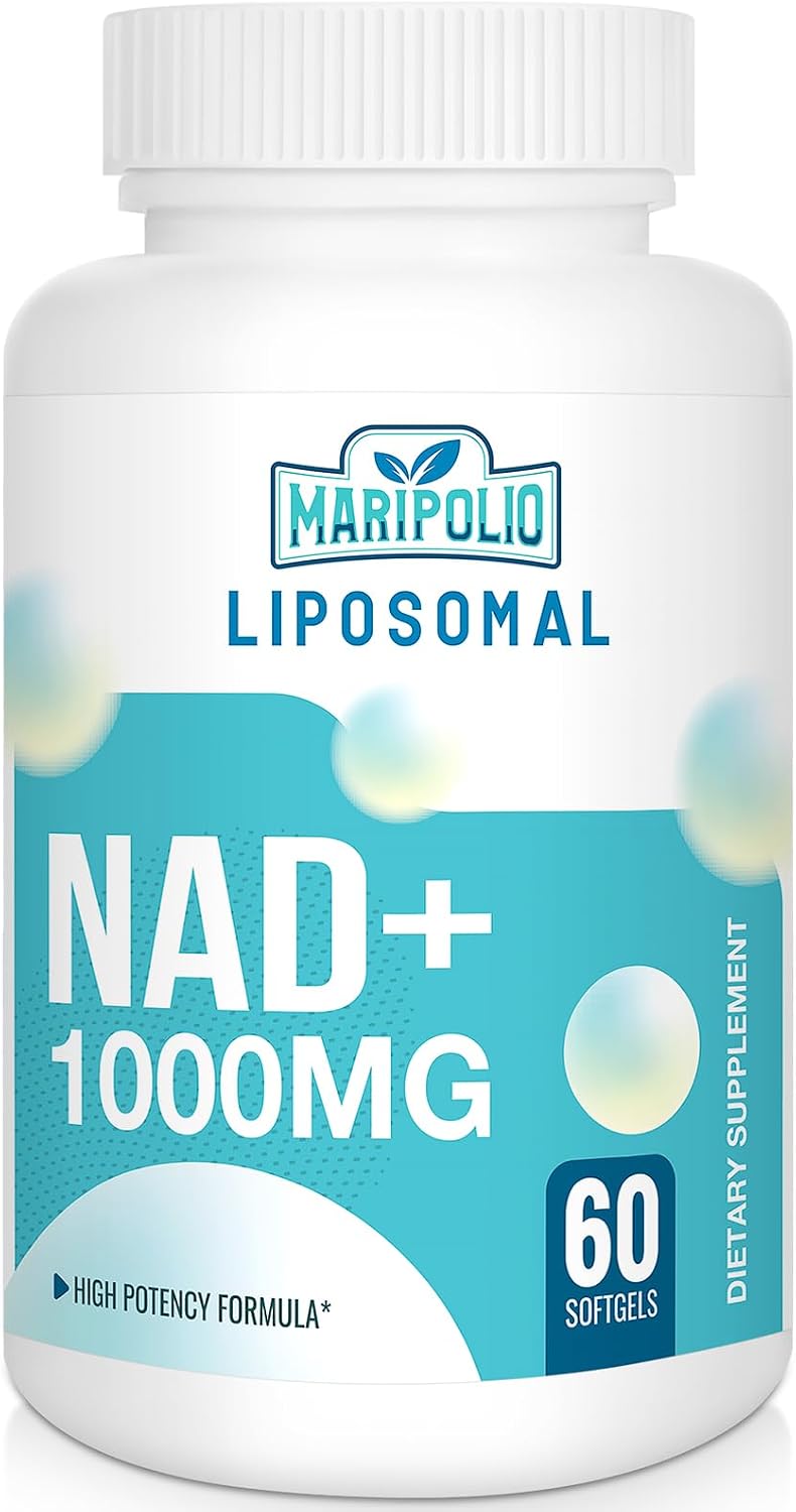 Maripolio Liposomal NAD+ 1000 mg - 60 Soft Gels - Cellular Energy Support - görsel 1