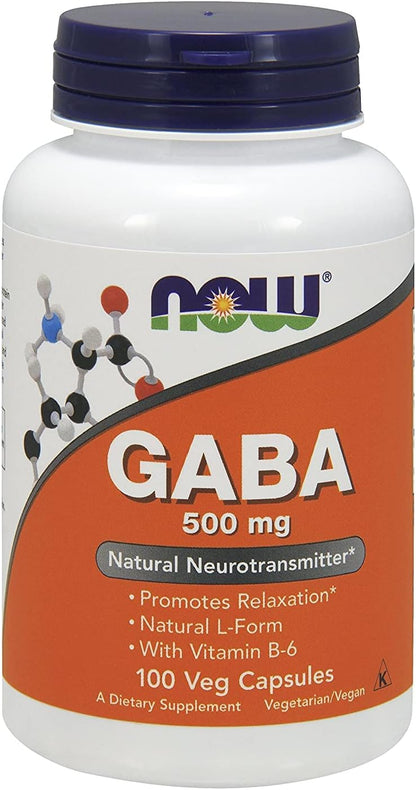 NOW GABA 500mg with Vitamin B6