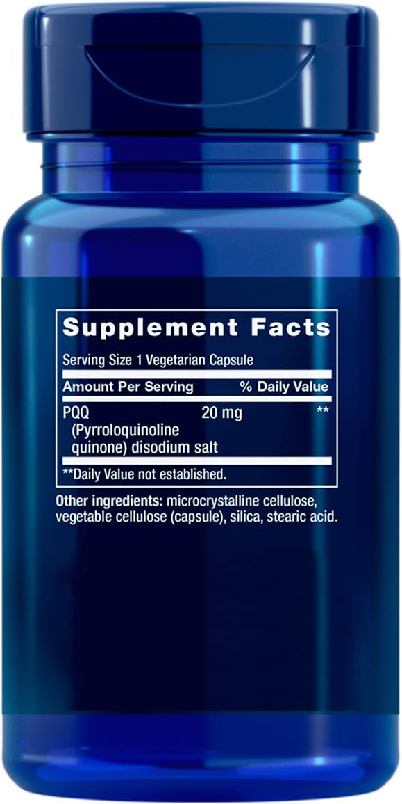 Life Extension PQQ Capsules, 20 mg, 30 Vegetarian Capsules (Pack of 2) - görsel 2