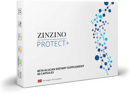Zinzino Protect+ Immune Support Supplement – Beta-glucans help activate immune cells, supporting your body's first – Image 1