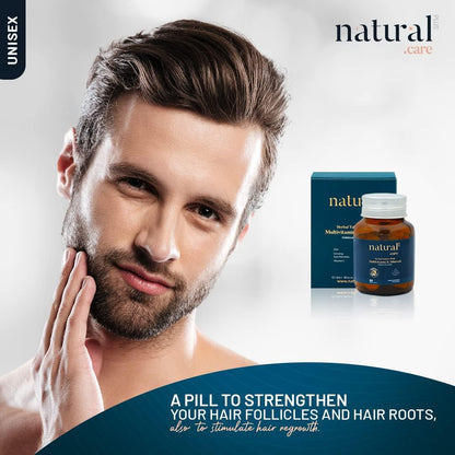 Natural Care Biotin Hair Growth Vitamins for Hair, Skin and Nails