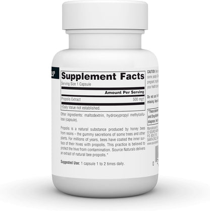 Source Naturals Propolis Extract, 500 mg, 30 Capsules