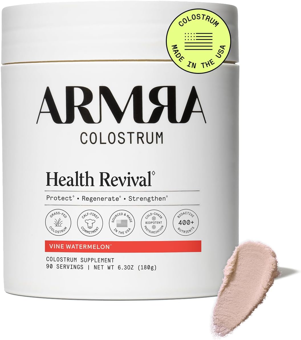 ARMRA Colostrum Powder, Vine Watermelon – 90 Servings - görsel 1