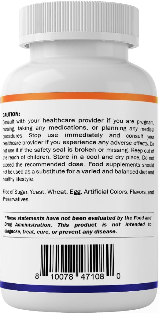 Vitamatic Benfotiamine 300 mg - Fat Soluble Vitamin B1 Food Supplement (3 Bottles, 270 Capsules) - görsel 8