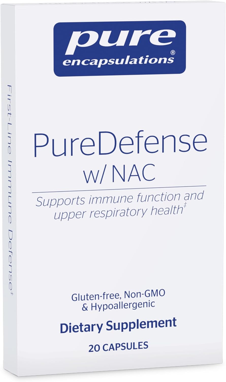 Pure Encapsulations PureDefence with NAC - Immune & Upper Respiratory Support, 120 Capsules - görsel 8