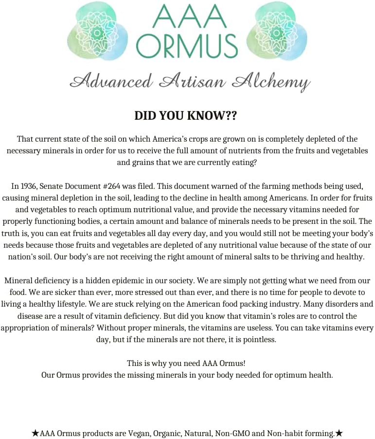 AAA Ormus Rose Capsules – Premium Ocean Mineral Blend (60 Count, Vegan) - görsel 5