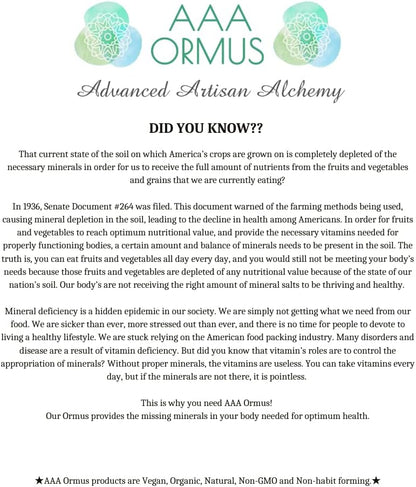 AAA Ormus White Liquid - Monatomic Gold Supplement (113ml)