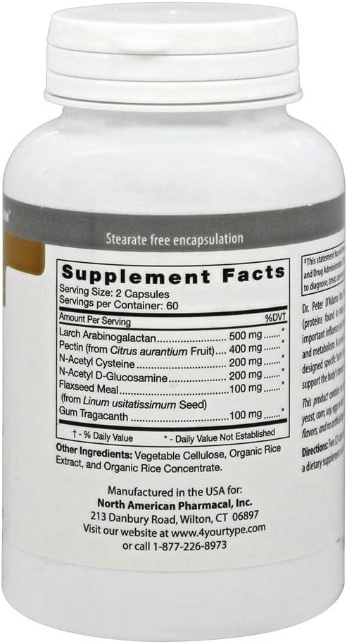 D'Adamo Personalised Nutrition Deflect B - B-Complex for Type B Individuals, 120 Capsules - görsel 2