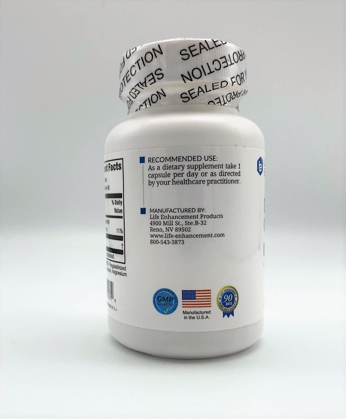 Life Enhancement DHEA Original – 25 mg DHEA Supplement with Vitamin C - görsel 3