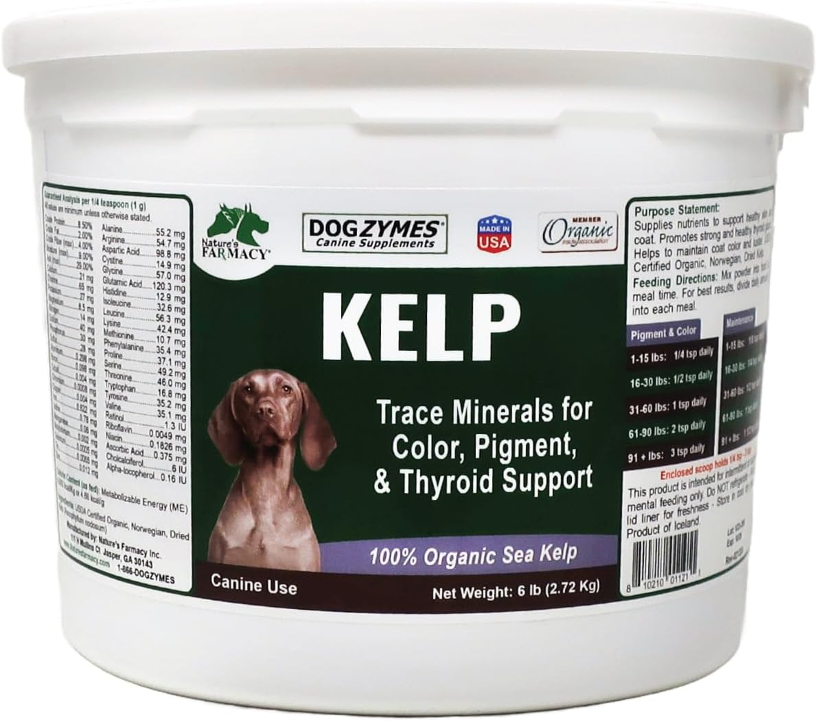 Dogzymes Organic Norwegian Kelp for Pets – 340g - görsel 9