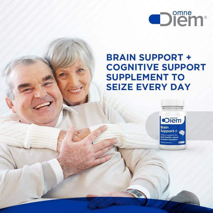 Omne Diem Brain Support with Cerenx and MecobalActive – Food Supplement for Brain Health, Mood & Mental Function (60 Capsules)