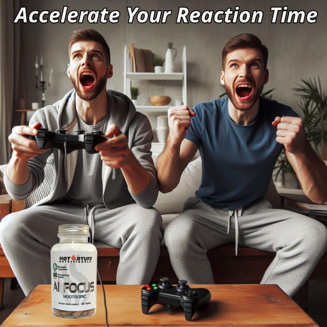 AI Focus - 90 Tablets. Potent Nootropic for Enhanced Focus, Cognitive Function, and Mental Stamina. - görsel 4
