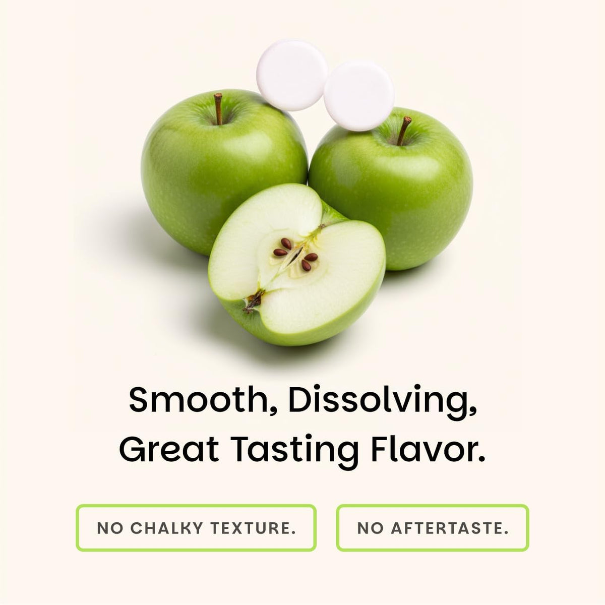 EZ Melts Vitamin D3 5,000 IU - Dissolvable Tablets, Vegan, Non-GMO - Green Apple - görsel 7