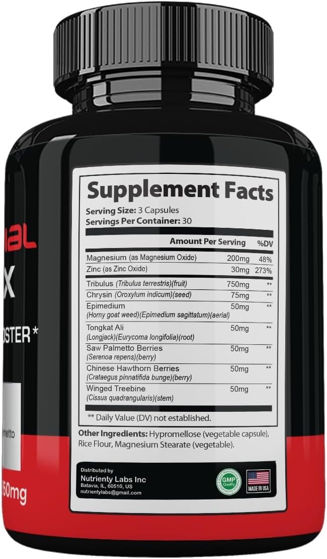Primordial X for Men Advanced Formula (3-Pack) – 270 Capsules - görsel 2