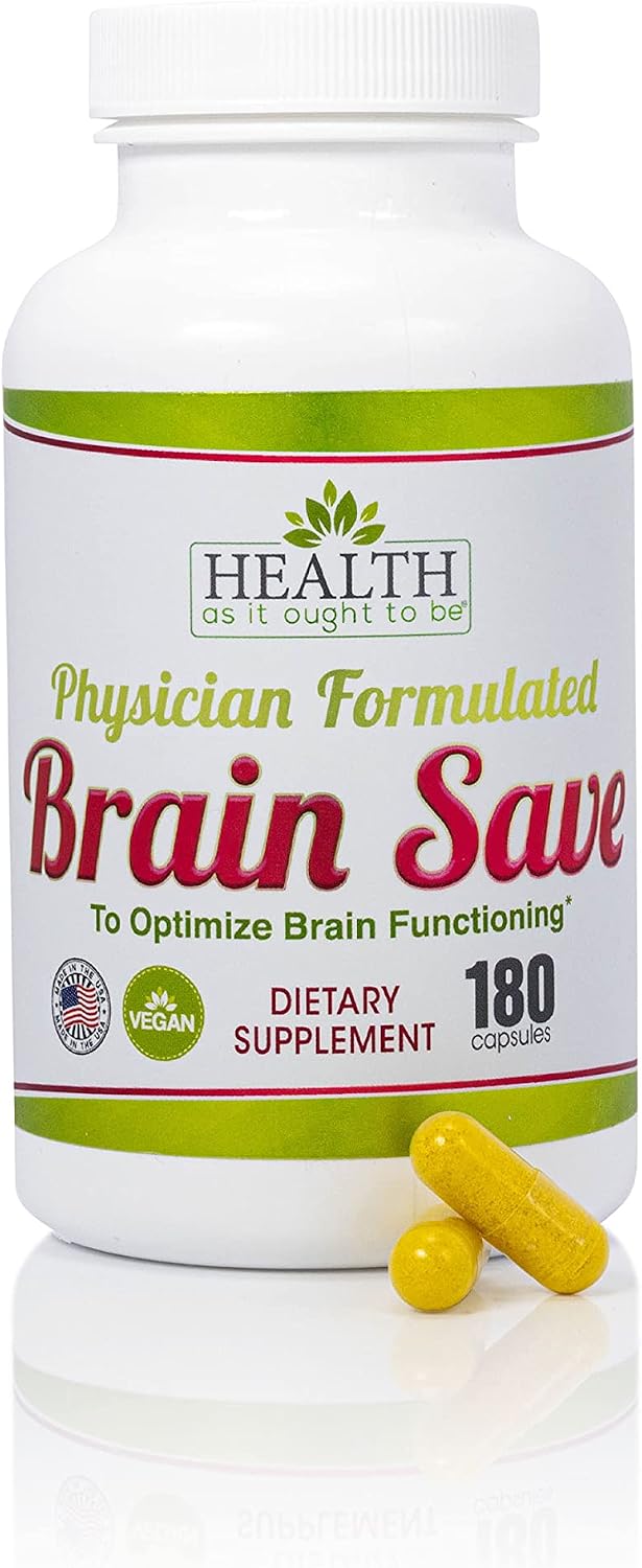 Health As It Ought To Be Brain Save – Cognitive Support: The combination of herbs, amino acids and nutrients may – Image 1