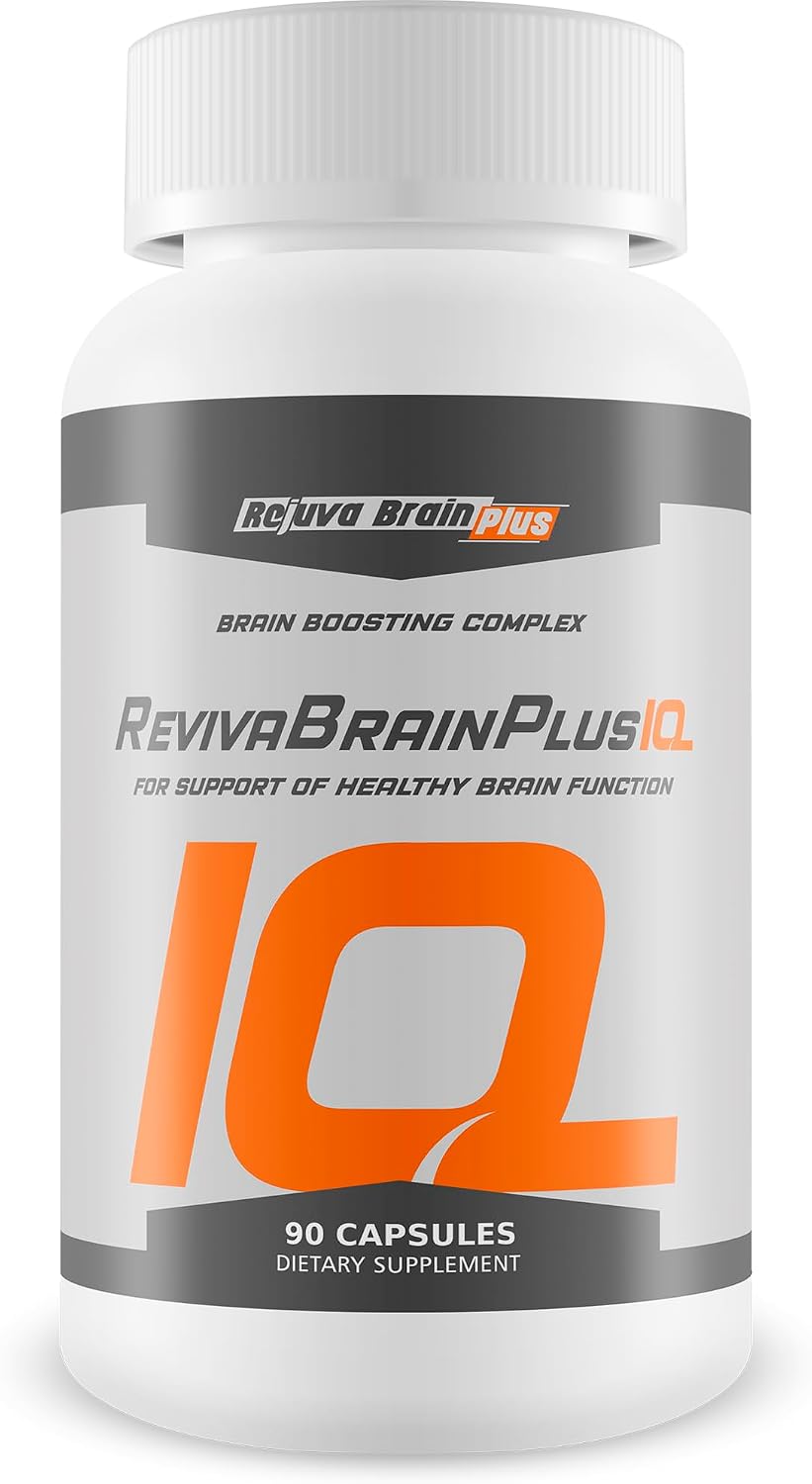 Reviva Brain Plus IQ - Brain Boosting Supplement for Memory, Focus & Clarity - görsel 1
