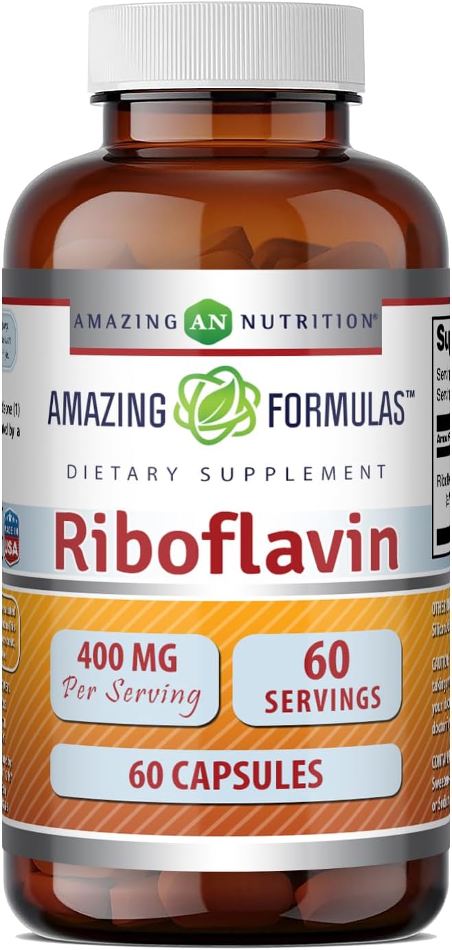 Amazing Formulae Riboflavin 400mg, 120 Capsules - görsel 6