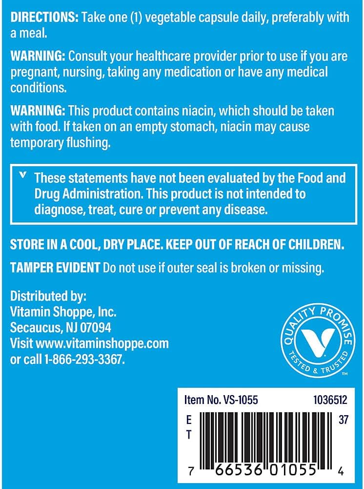 The Vitamin Shoppe B-Complex 100 - Complete B Vitamin Formula - görsel 3