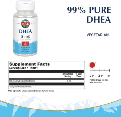 KAL DHEA 5 mg, 60 Tablets