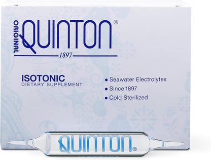 Quicksilver Scientific Original Quinton Isotonic Solution – 30 Single Serve Vials