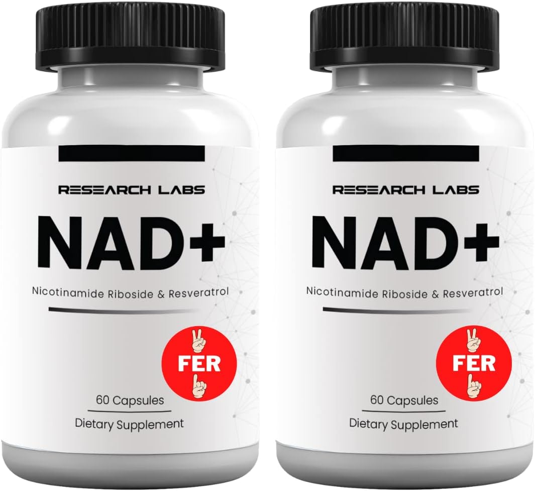 Research Labs NAD+ Supplement – Proprietary Formula with RiboYOUNG™ (120 Capsules) - görsel 1
