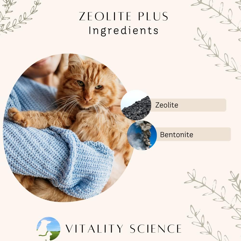 Vitality Science Zeolite Plus for Dogs - Immune Support, pH Balance, Energy - 450g - görsel 3