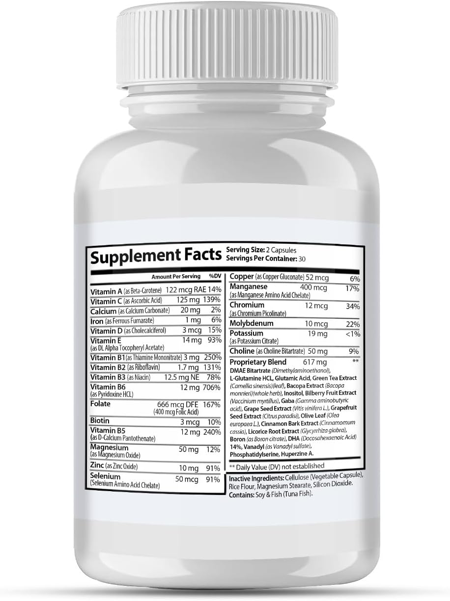 Brain Saviour Advanced Formula Supplement - 3 Pack 90 Days Supply - görsel 3