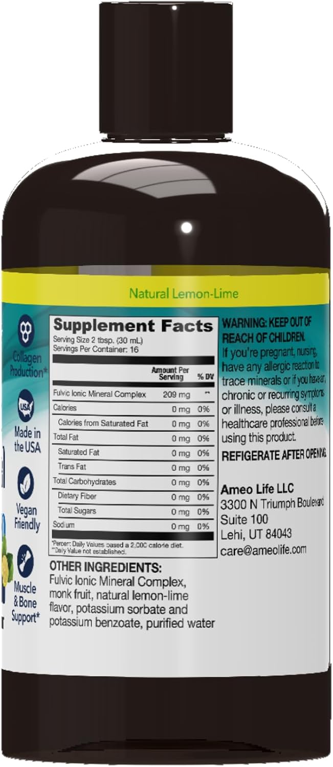 Ameo Life Fulvic Acid & Mineral Complex, 473 ml - görsel 8