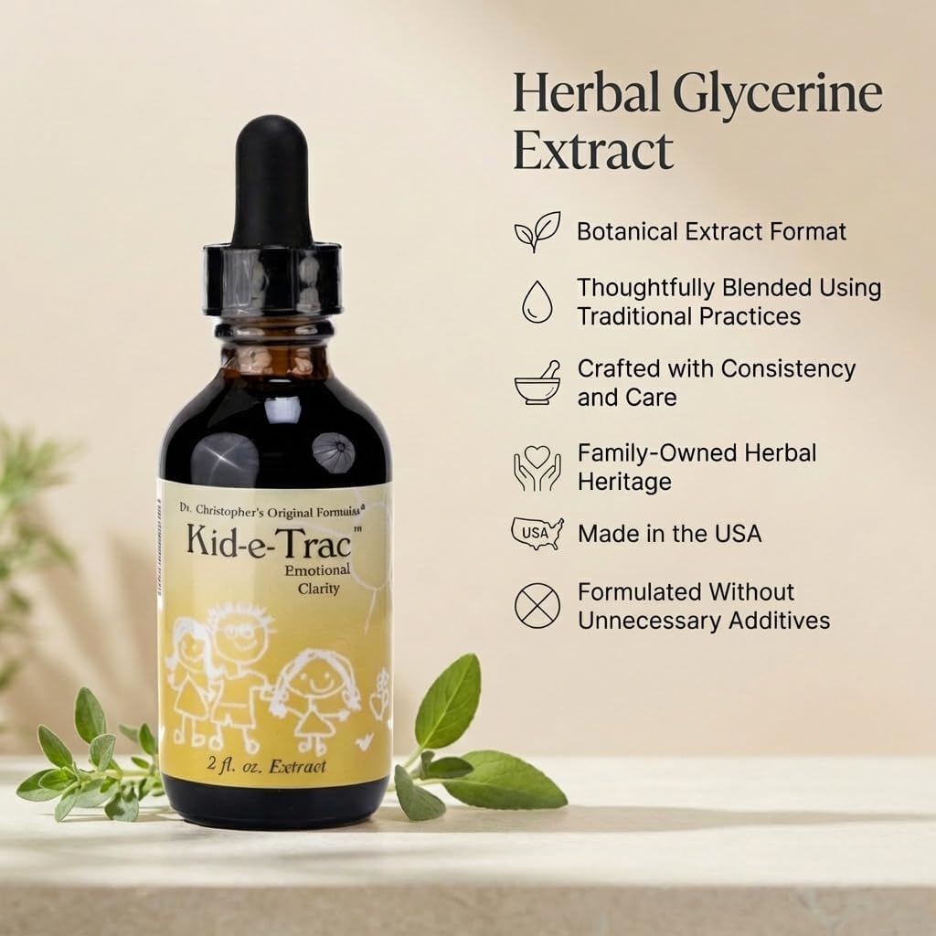 Christopher's Original Formulae Organic Kid-e-Trac Extract Liquid – Alcohol-Free Children's Formula - görsel 5