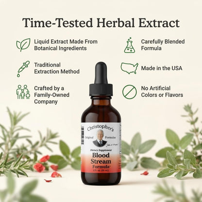 Christopher's Original Formulae Blood Stream Formula, 2 oz Glycerine Extract - Pack of 2