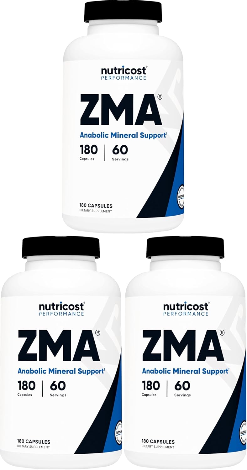 Nutricost ZMA 180 Capsules - görsel 7