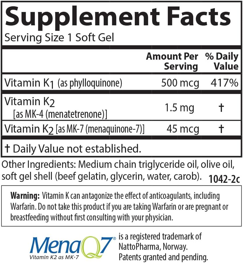 Carlson Labs K Complete Softgels, 90 Count - görsel 4
