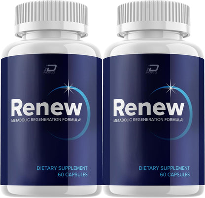 Renew Capsules – Metabolic Regeneration Support, Advanced Formula (Pack of 2, 120 Capsules)