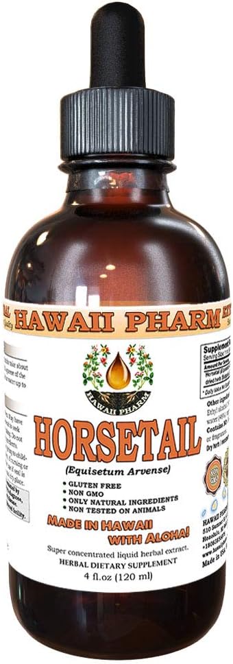 Hawaii Pharm Horsetail (Equisetum arvense) Liquid Extract 120 ml - görsel 1